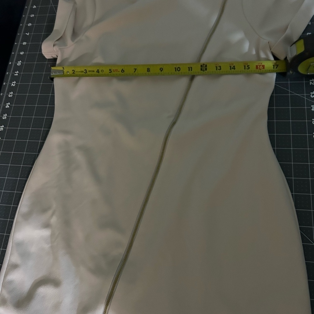 Donna Morgan Beige Mini Dress - Picture 4 of 5